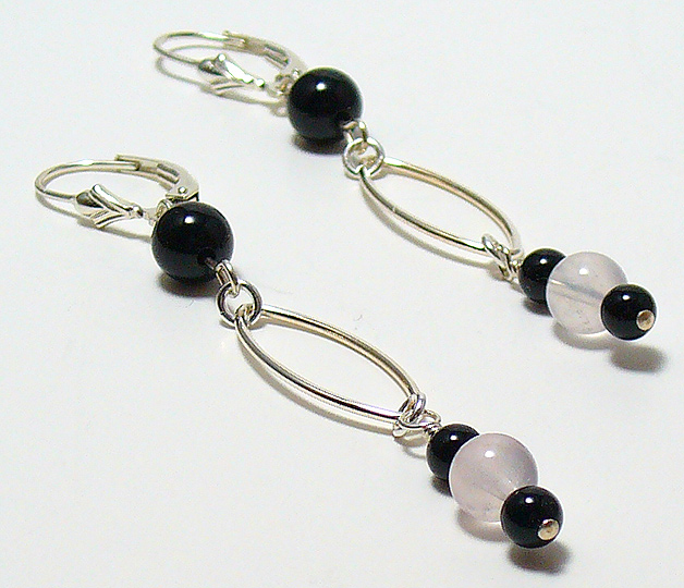 Rose_Quartz_Onyx_Earrings